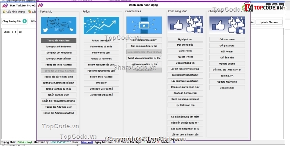 share code,maxtwitter,twitter,maxcare,maxphonefarm